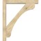 Ekena Millwork Legacy Block Rough Sawn Bracket w/ Offset Brace, Douglas Fir, 6"W x 42"D x 48"H BKT0604X42X48LEC05RDF - alternate 4